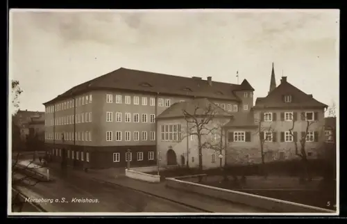 AK Merseburg a. S., Totalansicht des Kreishauses
