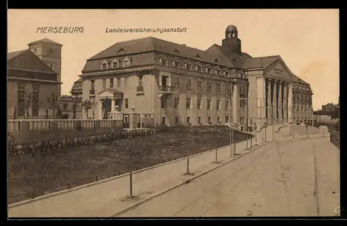 AK Merseburg, Blick auf die Landesversicherungsanstalt