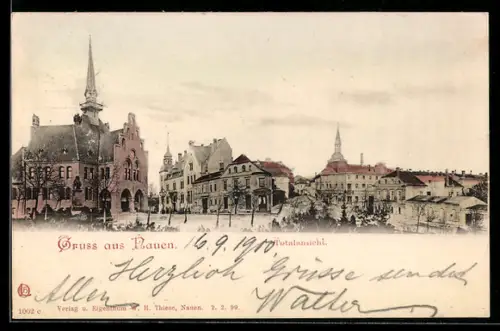 AK Nauen, Totalansicht