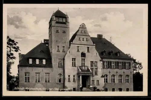 AK Cammer /Belzig-Land, Schloss, Reichsschule