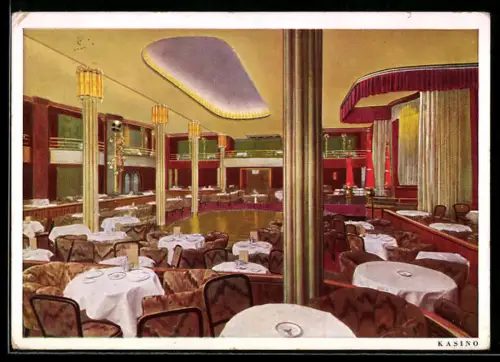 AK Leipzig, Gasthaus Kasino Kaffee, Dittrichring 19
