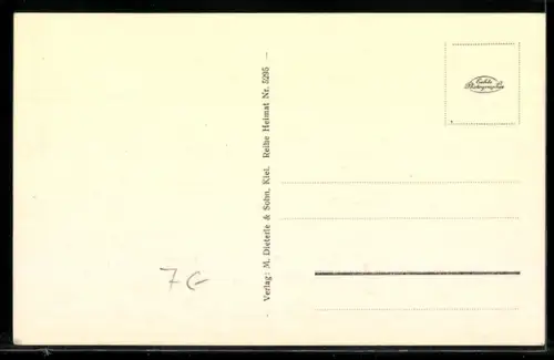 AK Kiel, Markt mit altem Rathaus