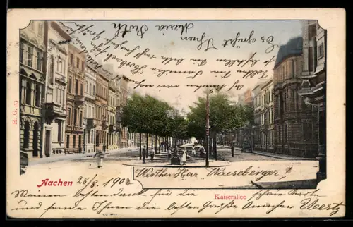 AK Aachen, Kaiserallee