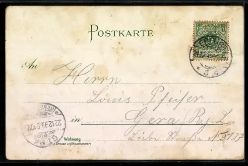 Lithographie Erfurt, Rathaus