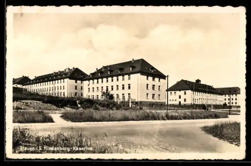 AK Plauen i. V., Hindenburg-Kaserne