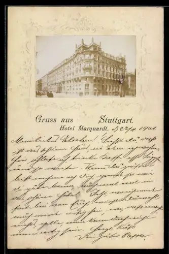 AK Stuttgart, Hotel Marquardt
