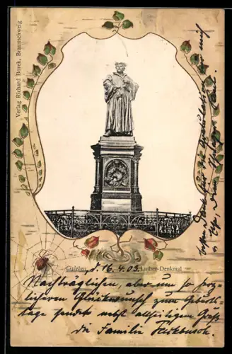 AK Eisleben, Luther-Denkmal