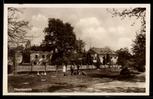 AK Bad Saarow, Theresienhof am Scharmützelsee, Erholungsheim des Gewerkskrankenverein Berlin