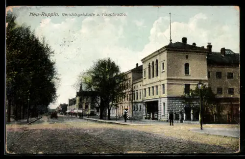 AK Neuruppin, Gerichtsgebäude und Polizei-Hauptwache