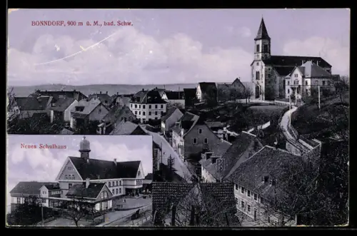 AK Bonndorf, Gesamtansicht, Neue Schule