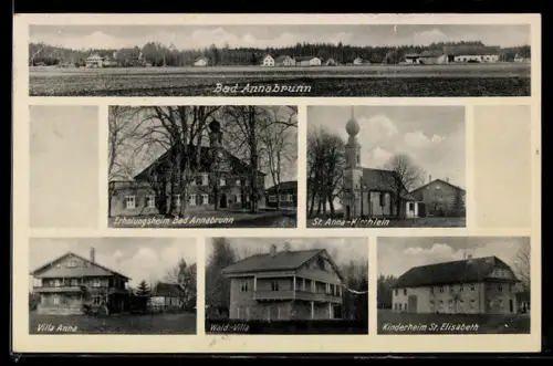 AK Bad Annabrunn, Erholungsheim Bad Annabrunn, Villa Anna, Wald-Villa