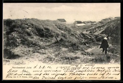 AK Juist, Herrenpfad in den Dünen