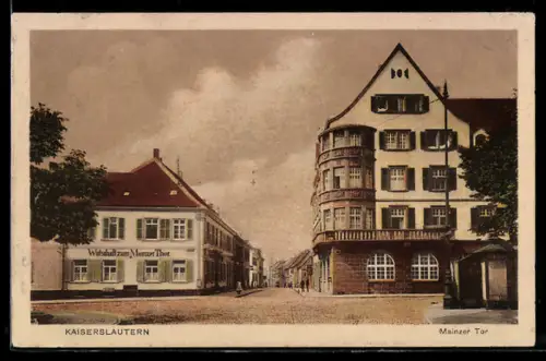 AK Kaiserslautern, Gasthof zum Mainzer Tor