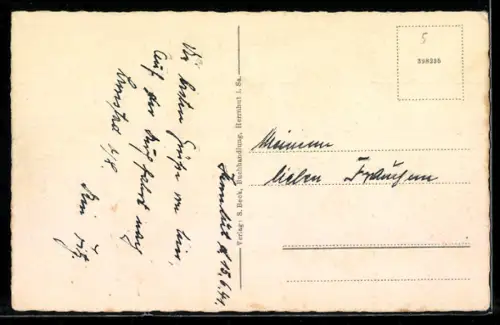 AK Herrnhut, In der Löbauerstrasse