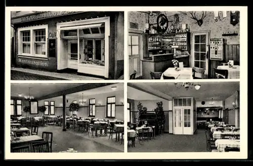 AK Linz /Rh., Restaurant Peter Wagner, Neustrasse 23