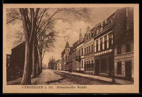 AK Uerdingen a. Rh., In der Düsseldorfer Strasse