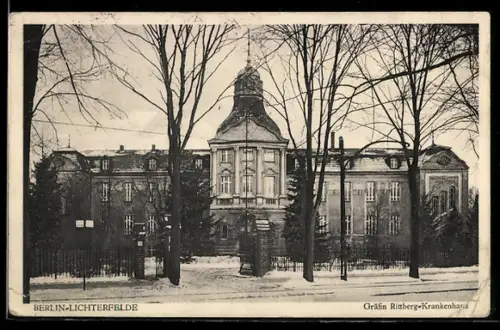 AK Berlin-Lichterfelde, Gräfin Rittberg-Krankenhaus