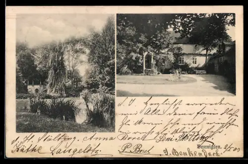 AK Bennigsen, Parkansicht und Herrenhaus