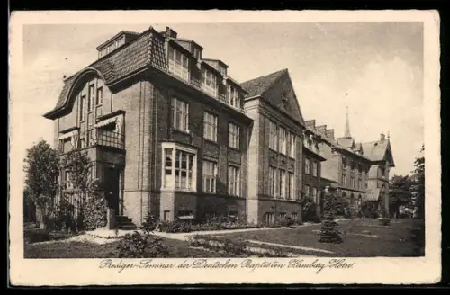 AK Hamburg-Horn, Prediger-Seminar der Deutschen Baptisten