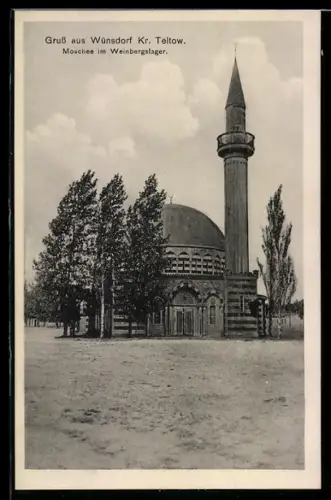 AK Wünsdorf /Teltow, Moschee im Weinbergslager