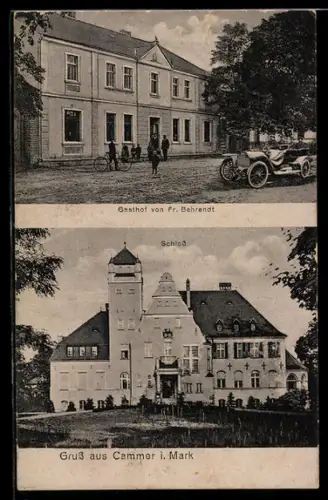 AK Cammer, Gasthof von F. Behrendt, Schloss