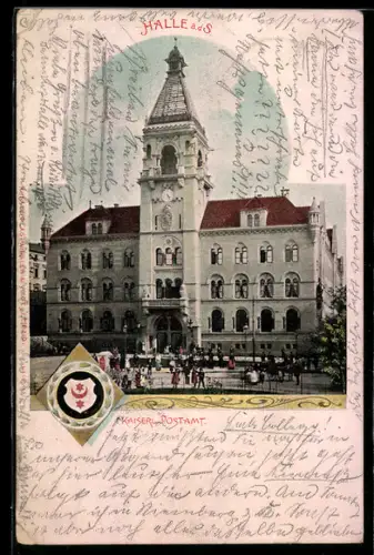 AK Halle / Saale, Kaiserliches Postamt