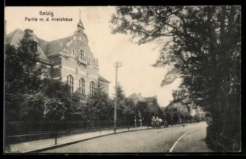 AK Belzig, Partie mit dem Kreishaus