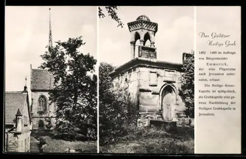 AK Görlitz, Heilige Grab und Heilige-Kreuz-Kapelle, Heilige-Grab-Strasse 79