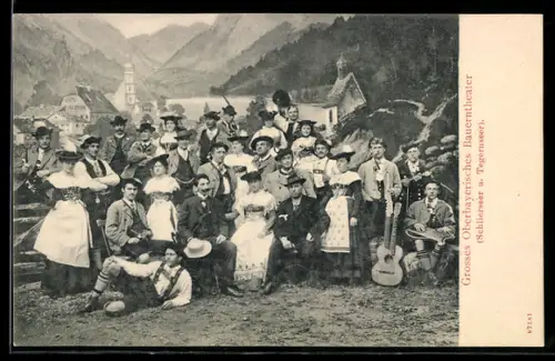 AK Schliersee, Grosses Oberbayer. Bauerntheater