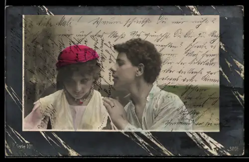 Foto-AK RPH Nr. 3006: Innige Zweisamkeit eines jungen Paares