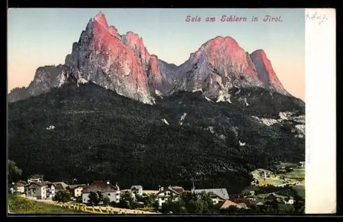 AK Seis, Schlern mit Umgebung, Ortsansicht