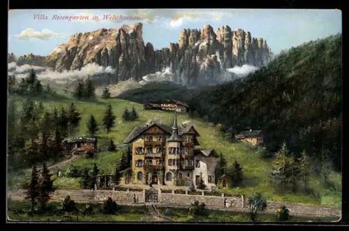 AK Welschnoven, Hotel Rosengarten