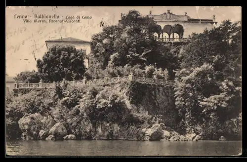 AK Punta Balbianello, Villa March, Arconati-Visconti, Lago di Como