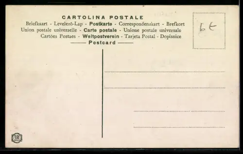 AK Rapallo, Ruderboote am Ufer