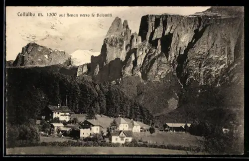 AK Collalbo, Vista generale sul Renon verso le Dolomiti