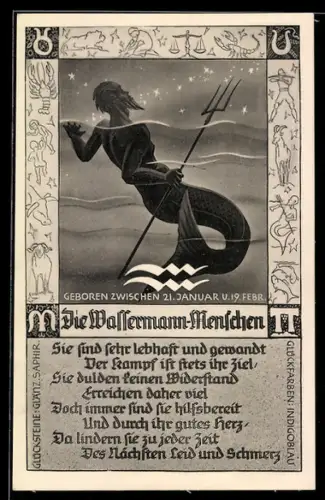 AK Charaktereigenschaften des Sternzeichens Wassermann