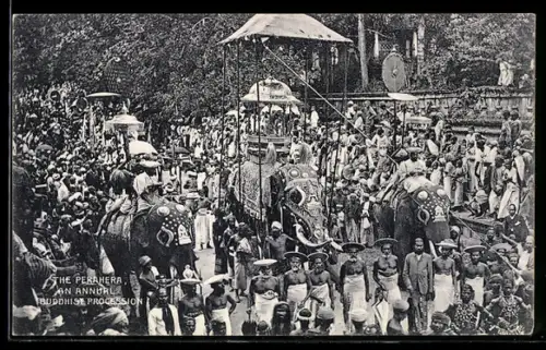 AK The Perahera, An Annual Buddhist procession