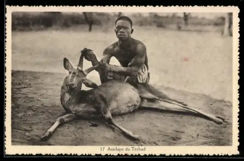 AK Erlegte Antilope nach der Jagd