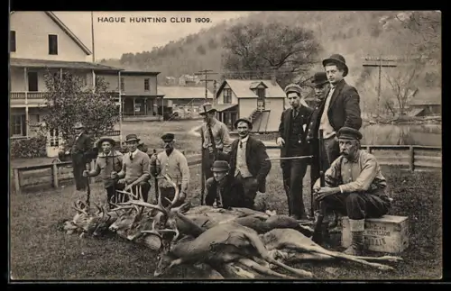 AK Hague Hunting Club with prey 1909