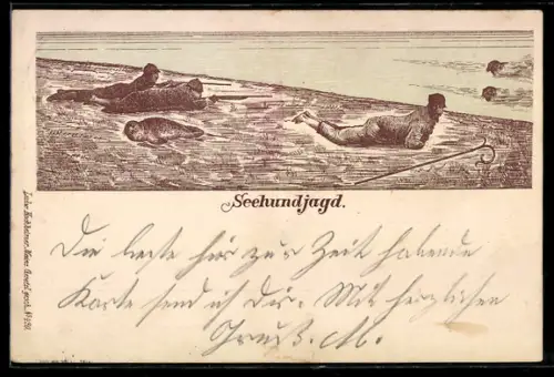 AK Jäger bei der Seehundjagd