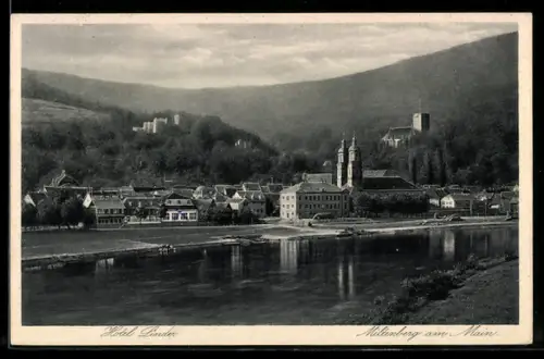 AK Miltenberg am Main, Hotel Linde, Kirche, Burg