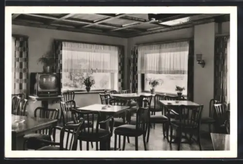 AK Germete i. Westf., Restaurant und Pension Haus-Waldwinkel, Innenansicht