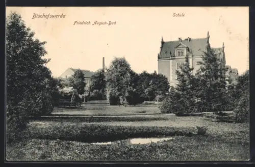 AK Bischofswerda, Friedrich August-Bad und Schule