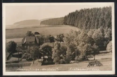 AK Crottendorf i. Erzg., Hotel Waldhaus