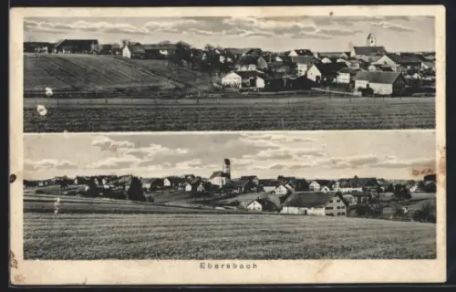 AK Ebersbach, verschiedene Gesamtansichten