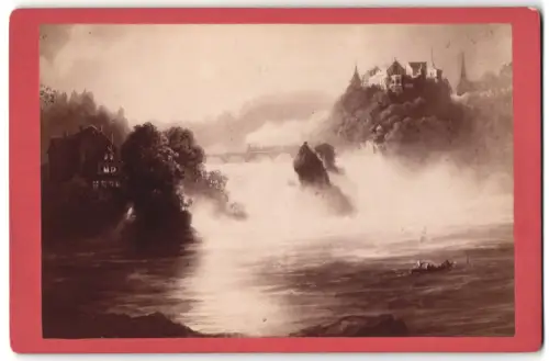 Fotografie unbekannter Fotograf, Ansicht Schaffhausen, Der Rheinfall