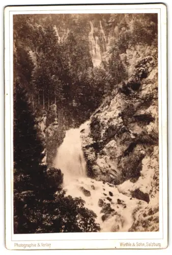 Fotografie Würthle & Sohn, Salzburg, Ansicht Golling /Salzach, Höllbach-Fall in der Blüntau