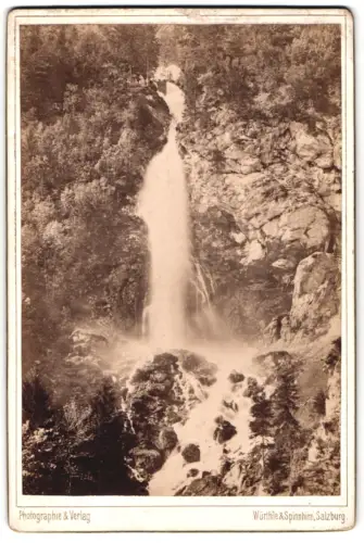 Fotografie Würthle & Spinnhirn, Salzburg, Ansicht Golling /Salzach, Torrener-Fall in der Blüntau