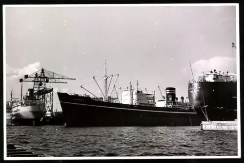 Fotografie Frachtschiffe am Hafen