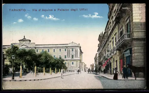 AK Taranto, Via d`Aquino e Palazzo degli Uffici